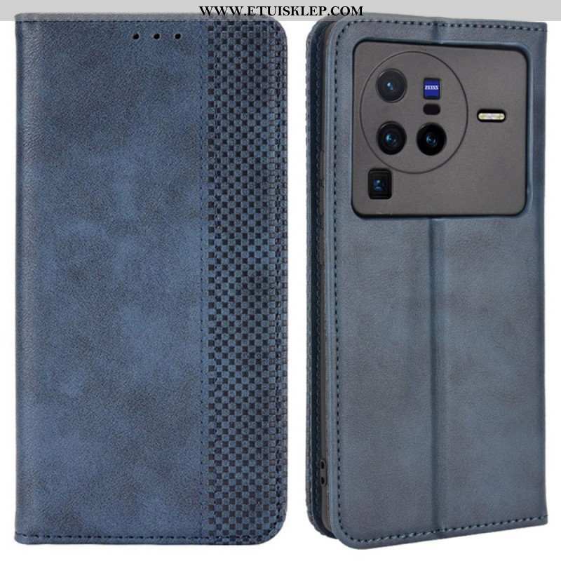 Etui Na Telefon do Vivo X80 Pro Etui Folio Stylizowany